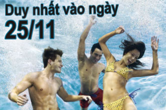 Speedo giảm giá 30% cho tất cả các mặt hàng duy nhất vào ngày 25/11 - kết thúc 25/11/2010 
